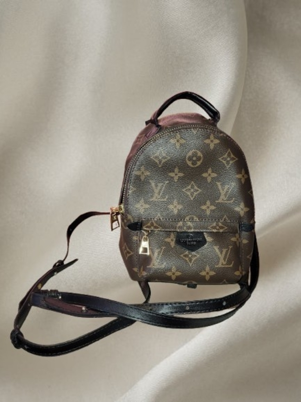 Louis Vuitton Brown Monogram Mini Backpack with Gold Hardware